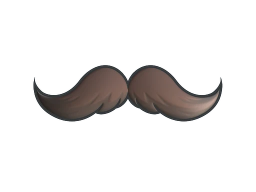 Sticker | Mustachio (Foil)
